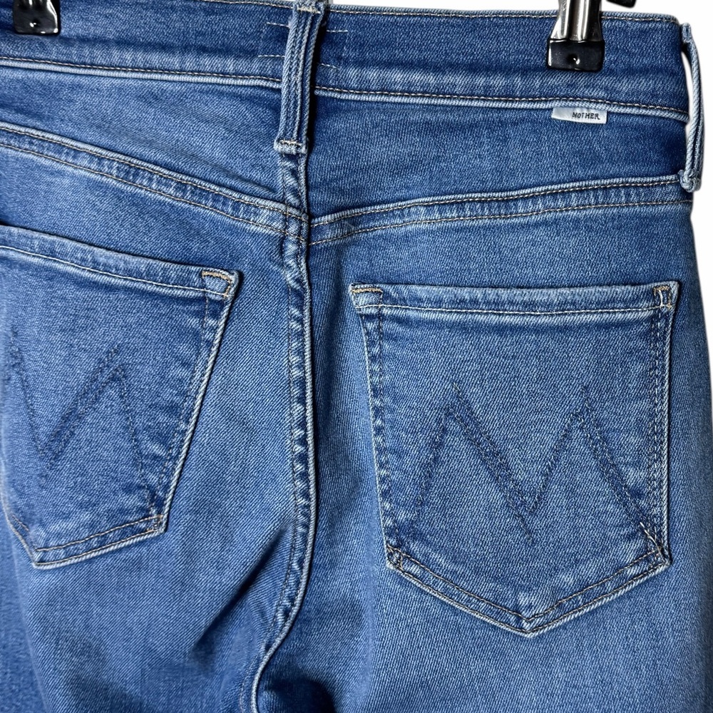 Mother Tomcat High Rise Straight Leg Denim Ankle Jeans Layover‎ - Picture 7 of 8